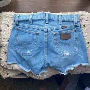 Wrangler jean shorts
